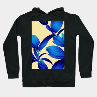 Beautiful Blue Floral pattern, for all those who love flowers #68 Hoodie